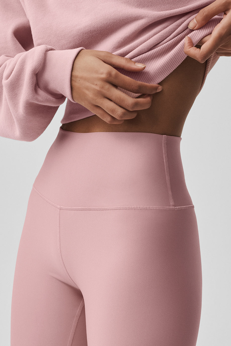 High-Waist Airlift Legging - Vintage Pink--2