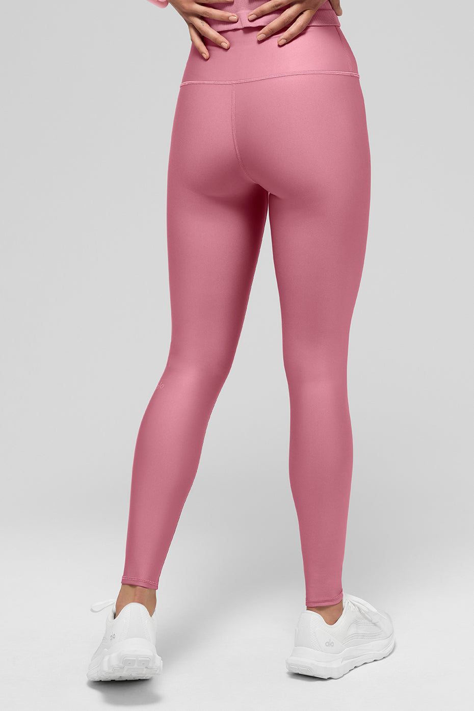 High-Waist Airlift Legging - Pink Wild Rose--2