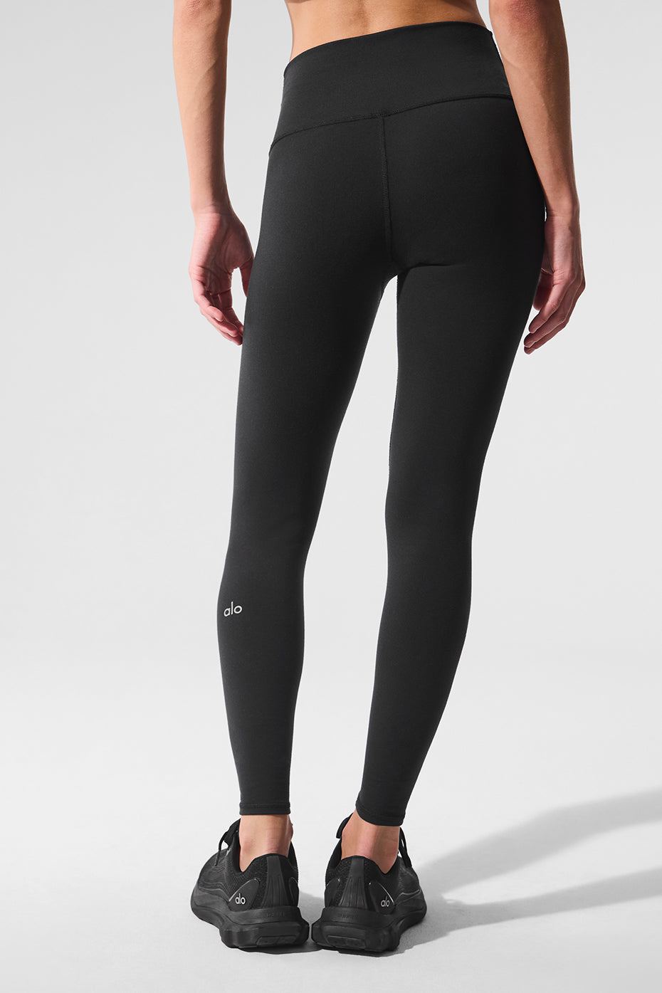 7/8 High-Waist Airbrush Legging - Black--3