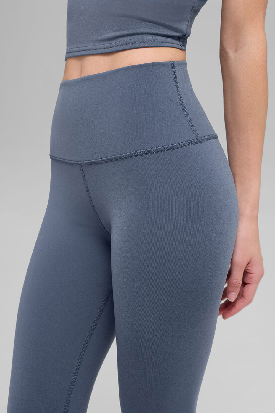 7/8 High-Waist Airbrush Legging - Bluestone--1