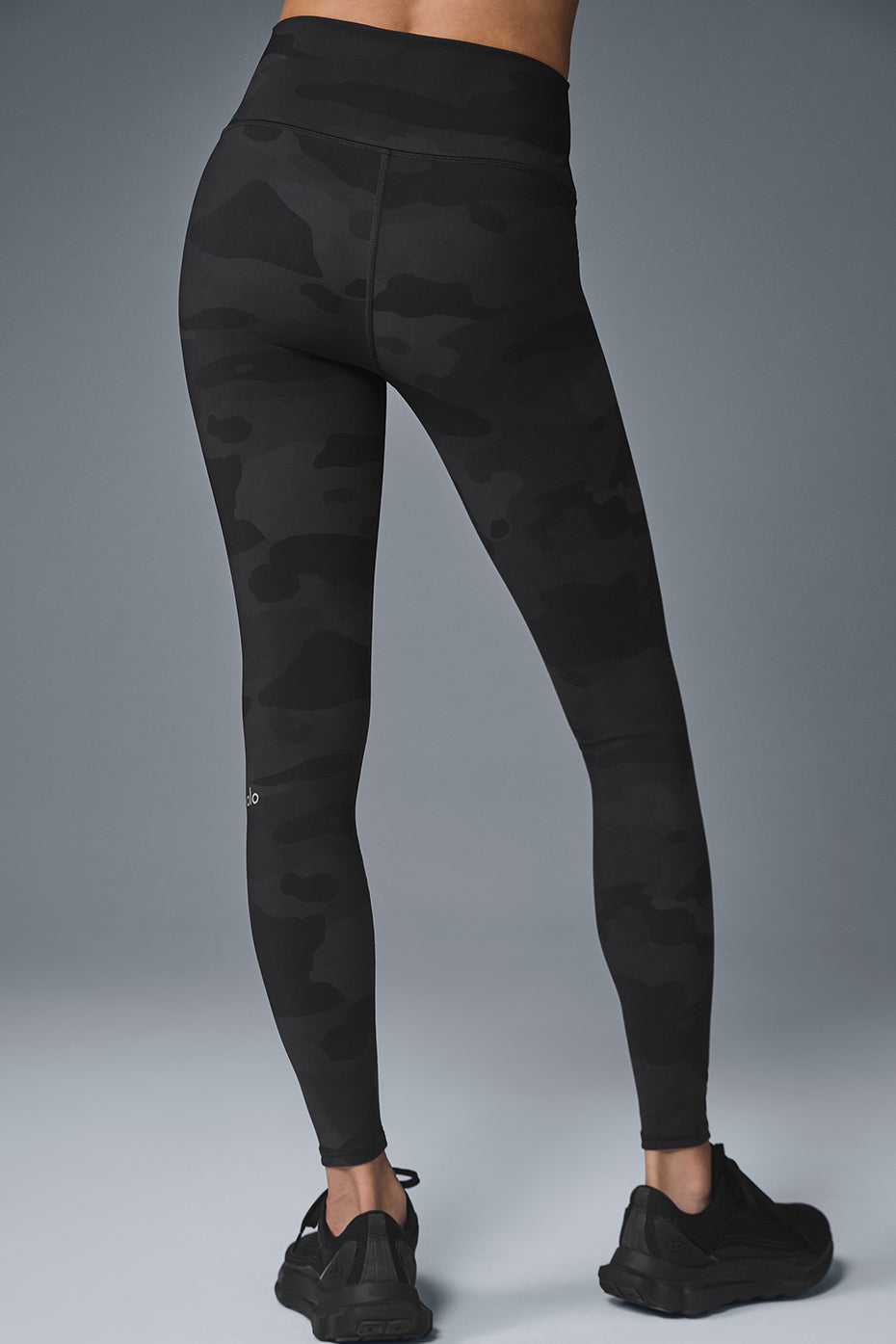 High-Waist Camo Vapor Legging - Black Camouflage--3