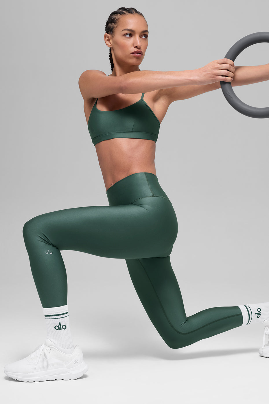 7/8 High-Waist Airlift Legging - Clover Green--4