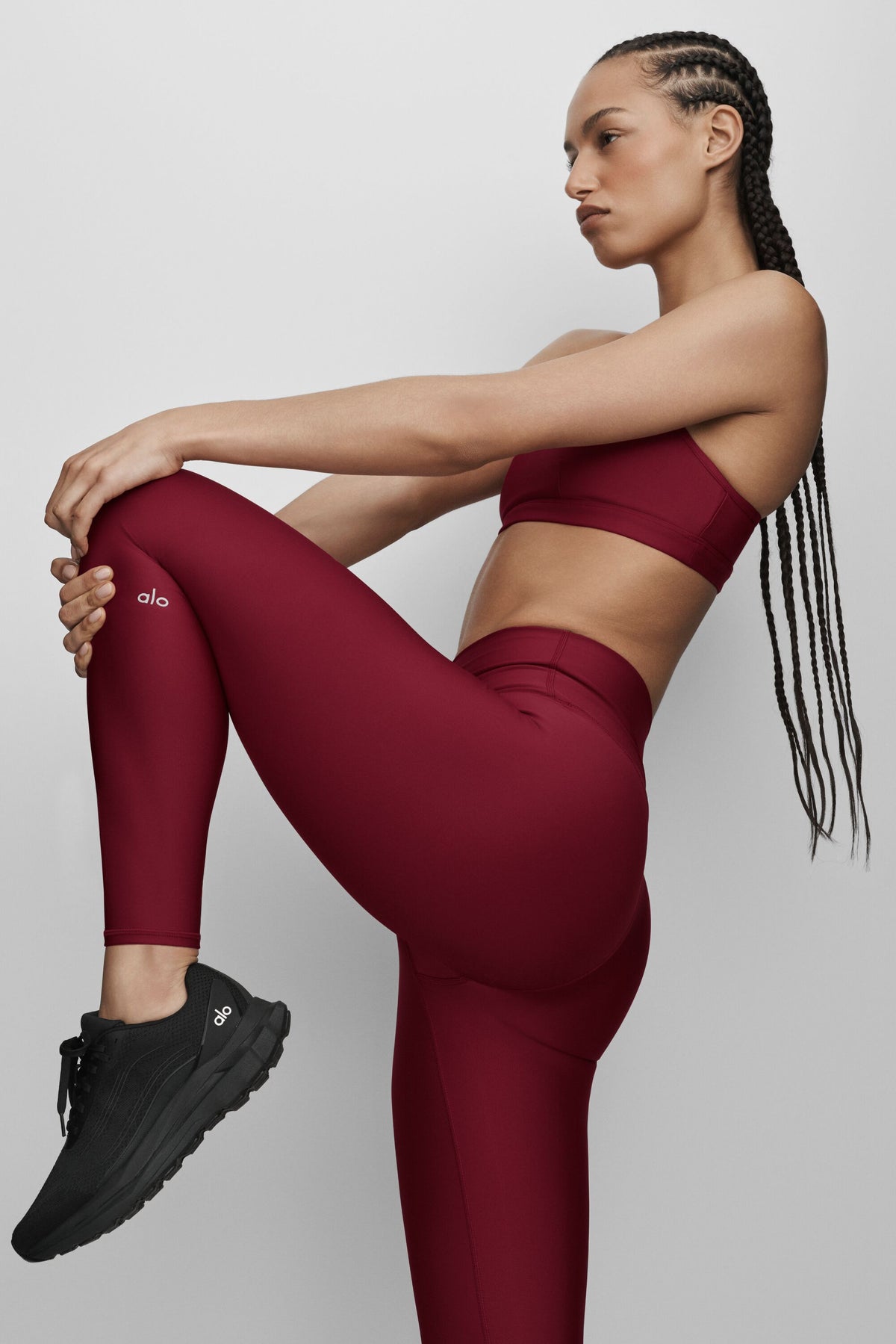 7/8 High-Waist Airlift Legging - Summer Romance Red--2