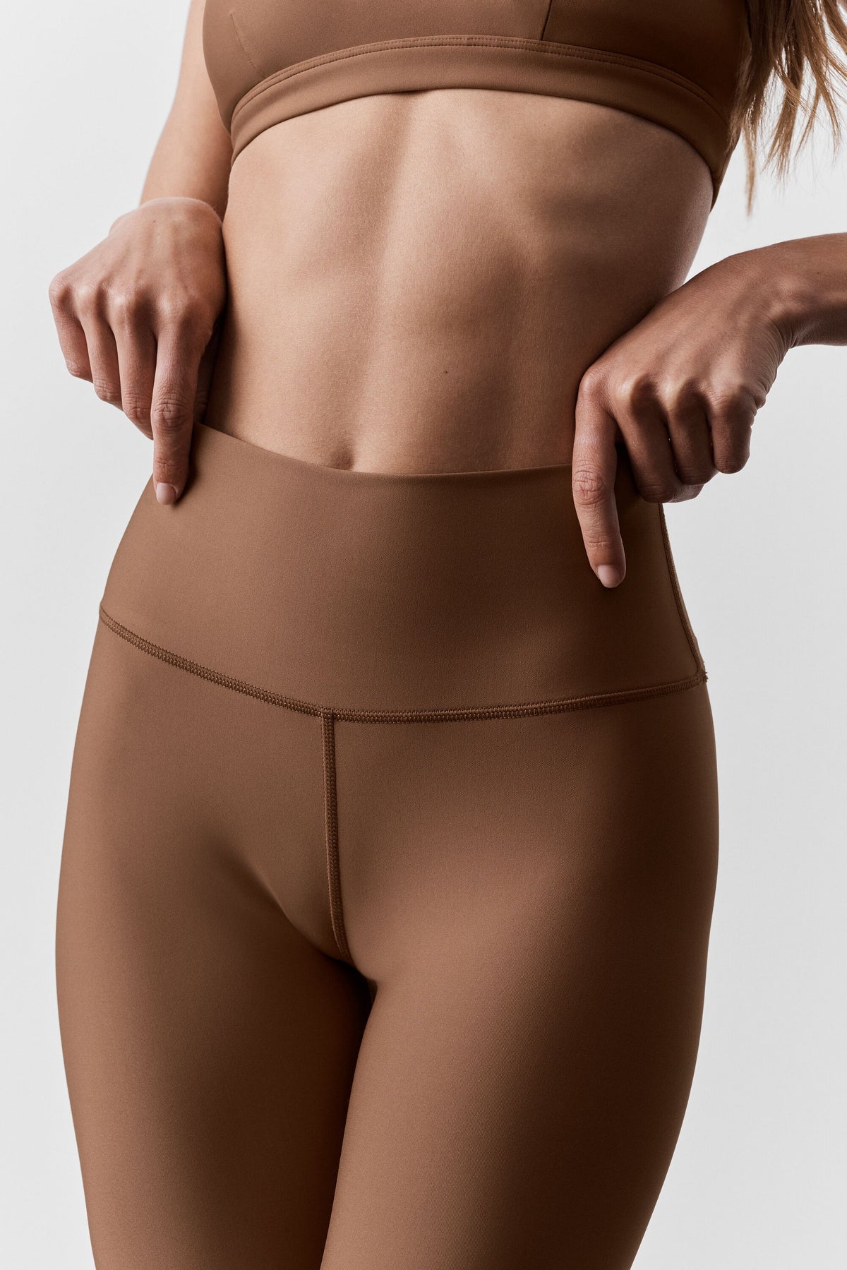 7/8 High-Waist Airlift Legging - Sun Kissed Brown--2