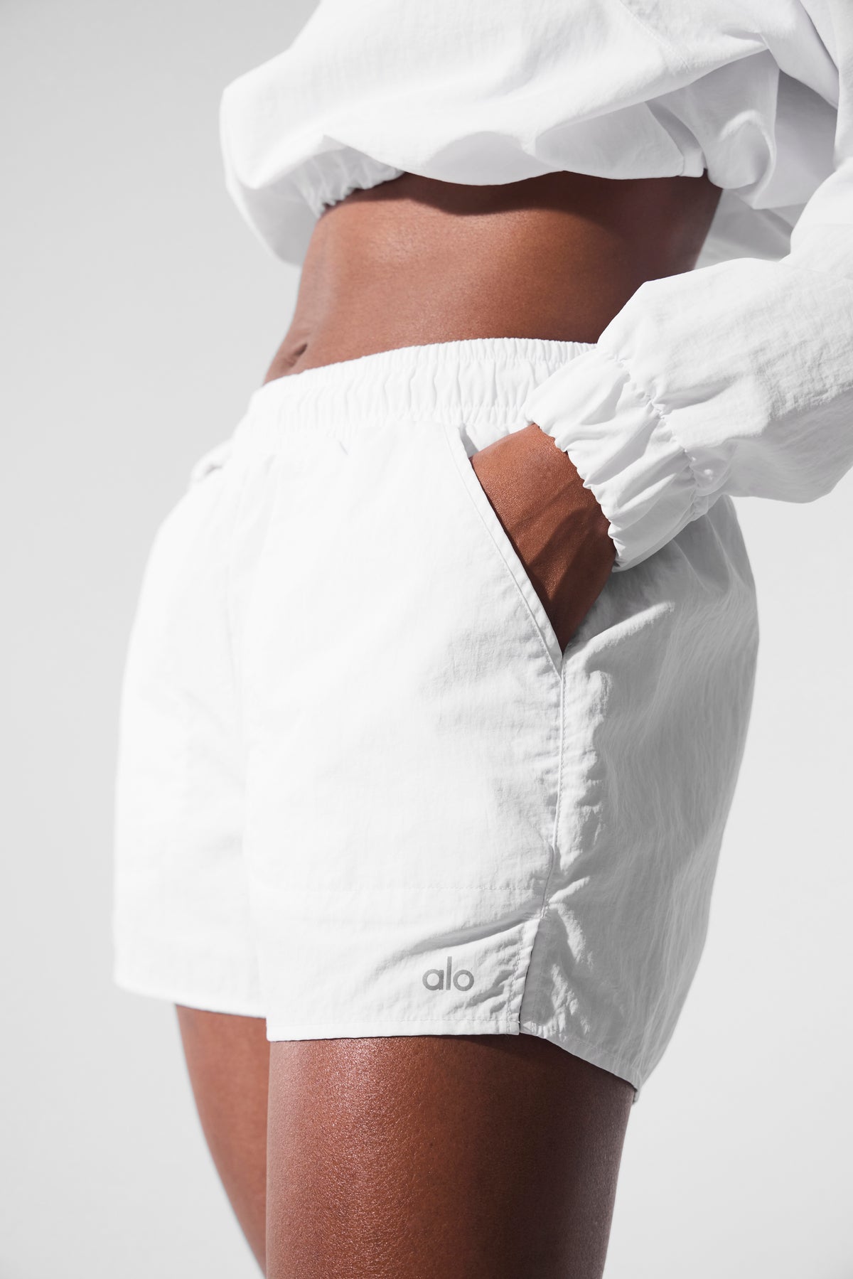 Alumni Short - White--2