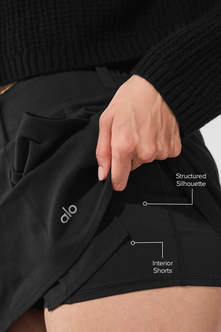 Good Days Mini Skirt - Black--1