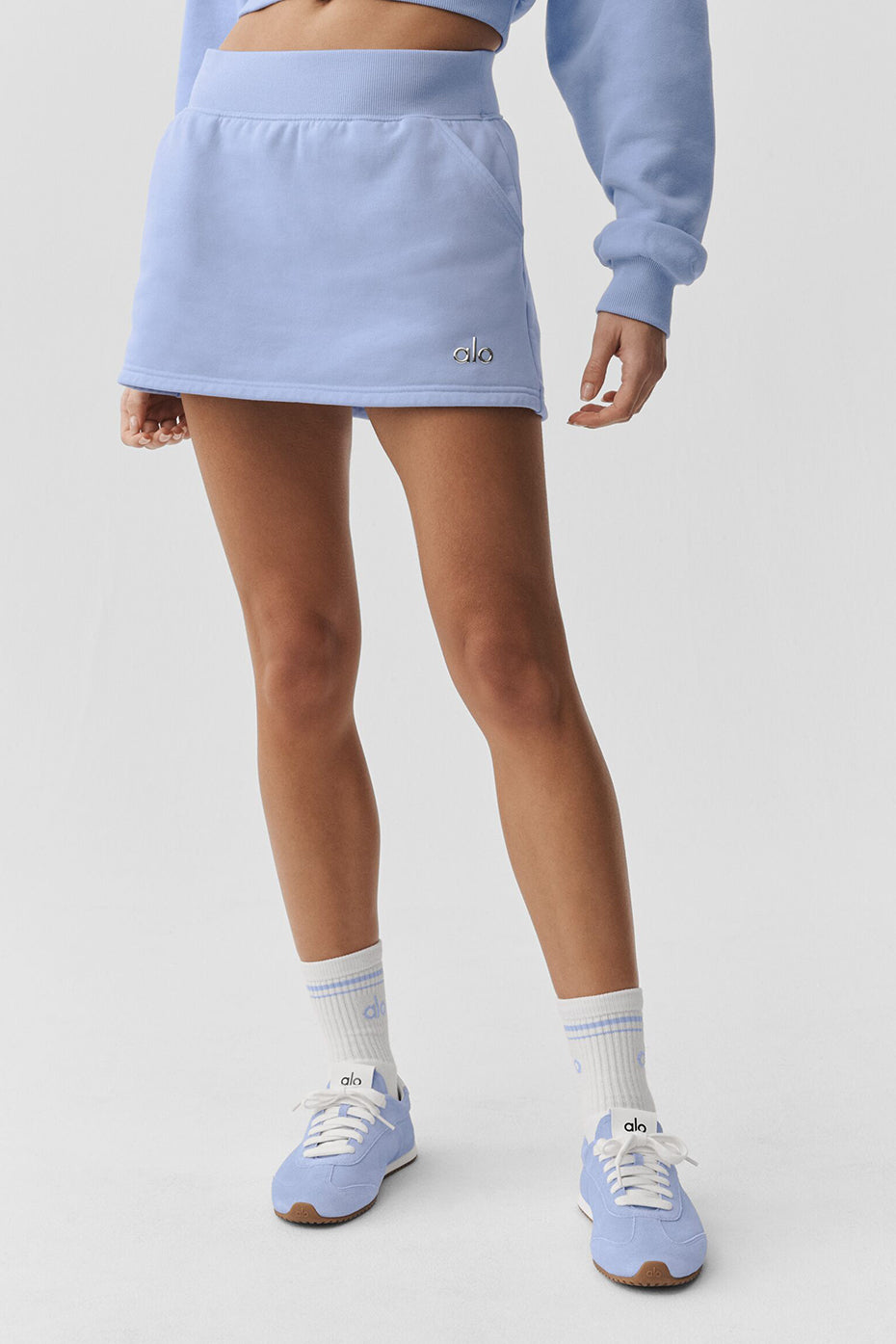 Accolade Skirt - Light Provence Blue--2
