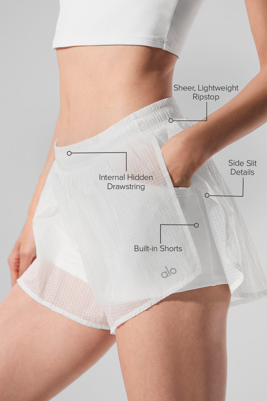 Game Time Short - White--1