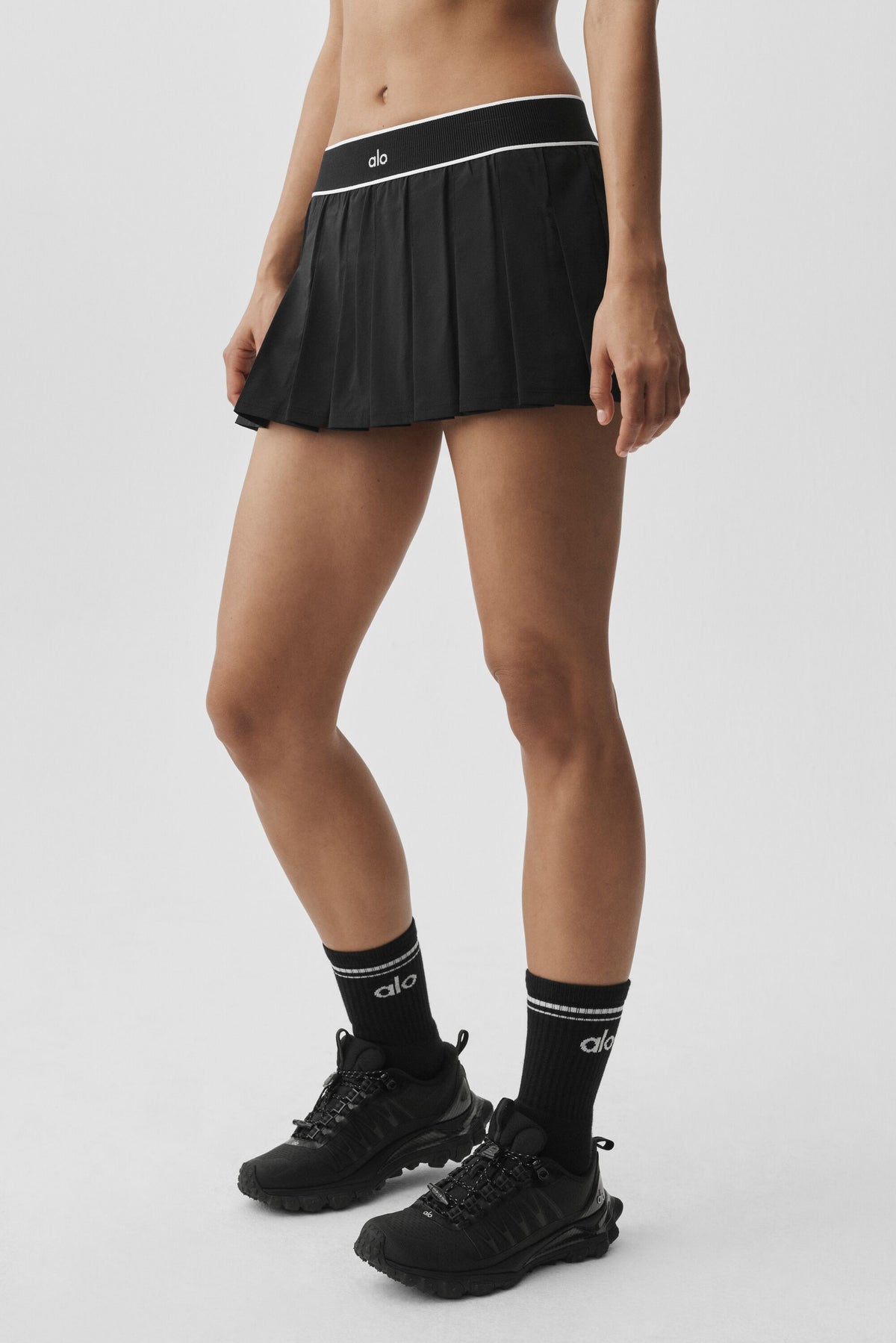 Low-Rise Amp It Up Tennis Skirt - Black--0