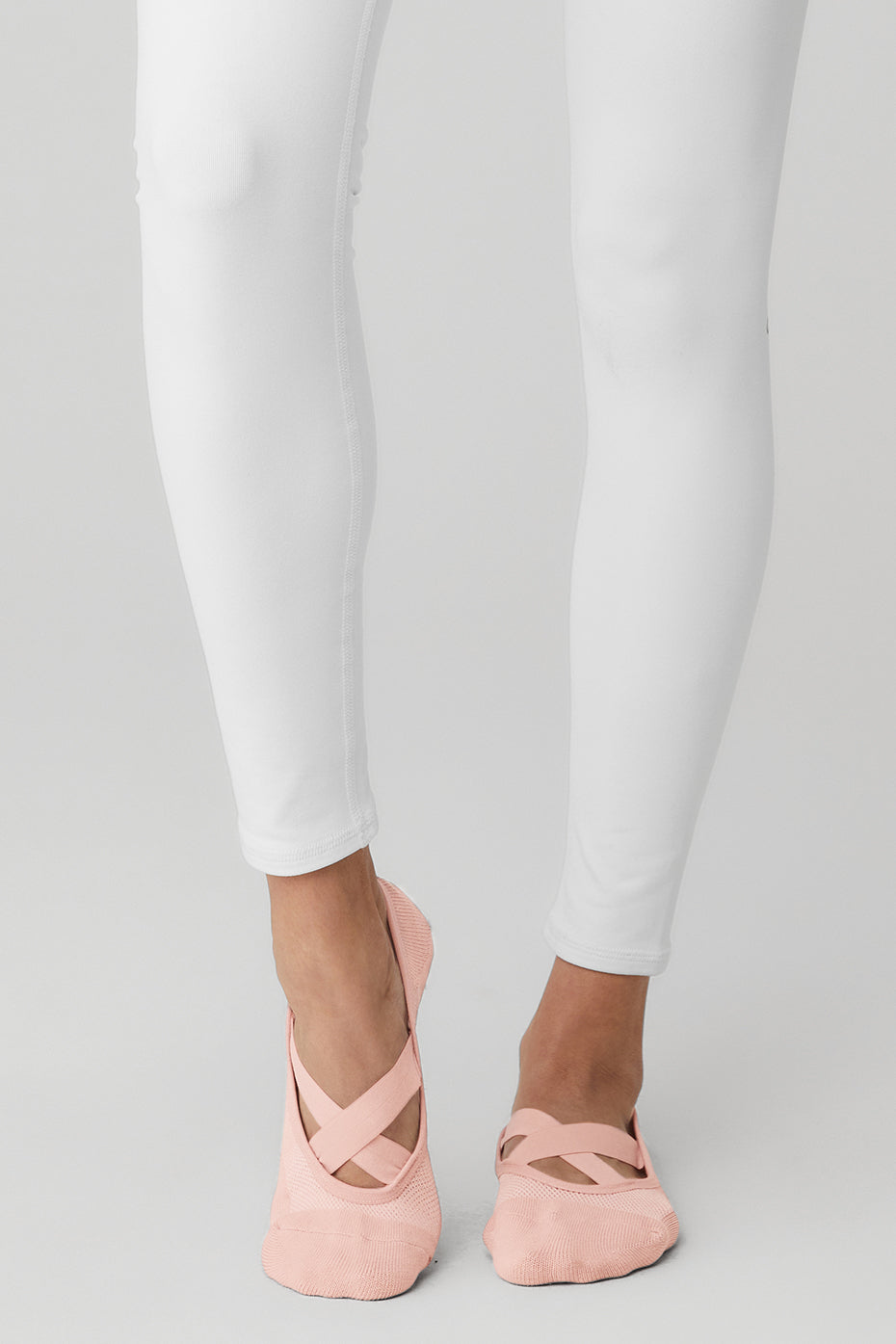 Women's Pivot Barre Sock - Pale Mauve--0