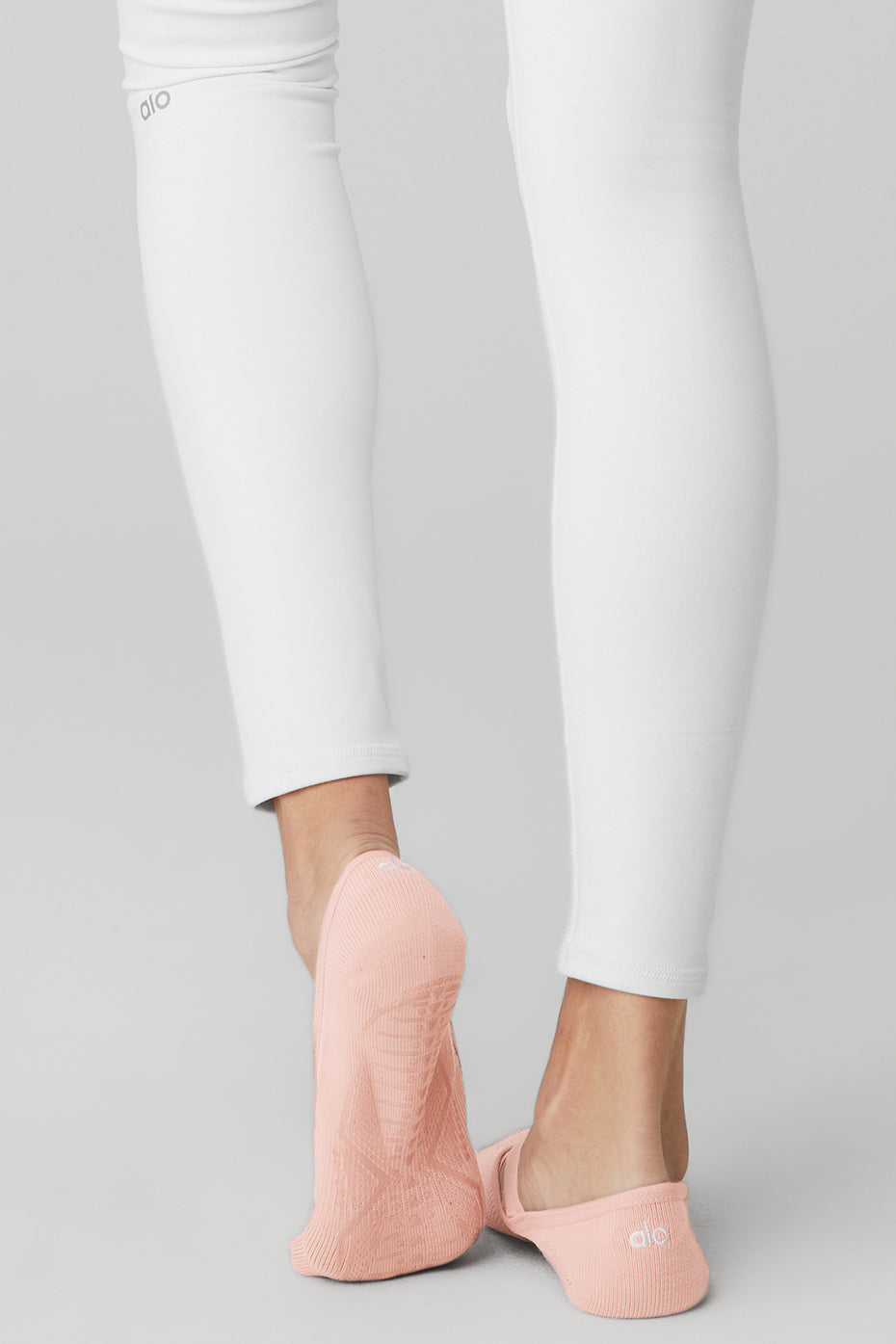 Women's Pivot Barre Sock - Pale Mauve--1