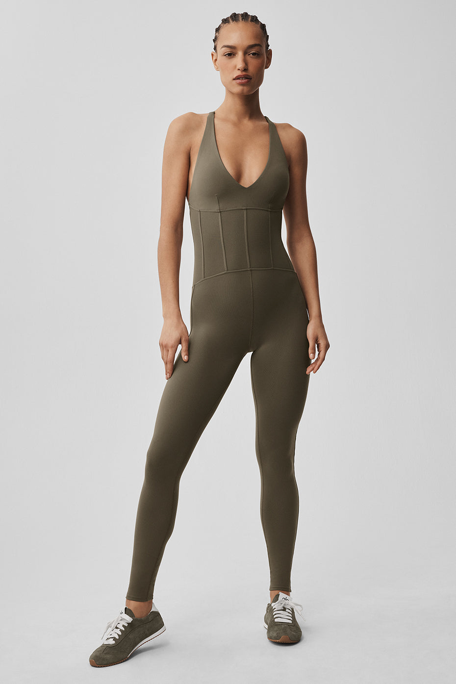 Airbrush Sparks Fly Corset Onesie - Olive Tree--5