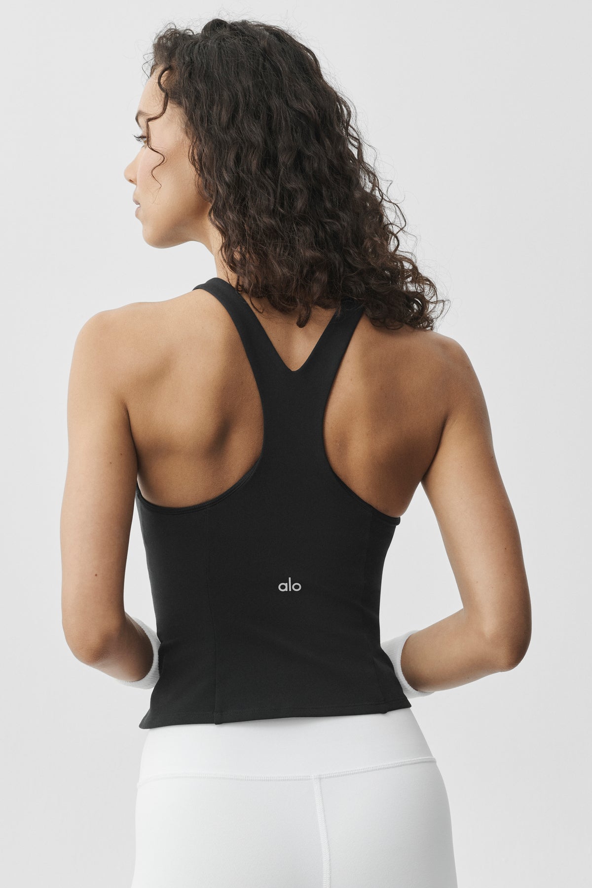 Airbrush Lock In Bra Tank - Black--2