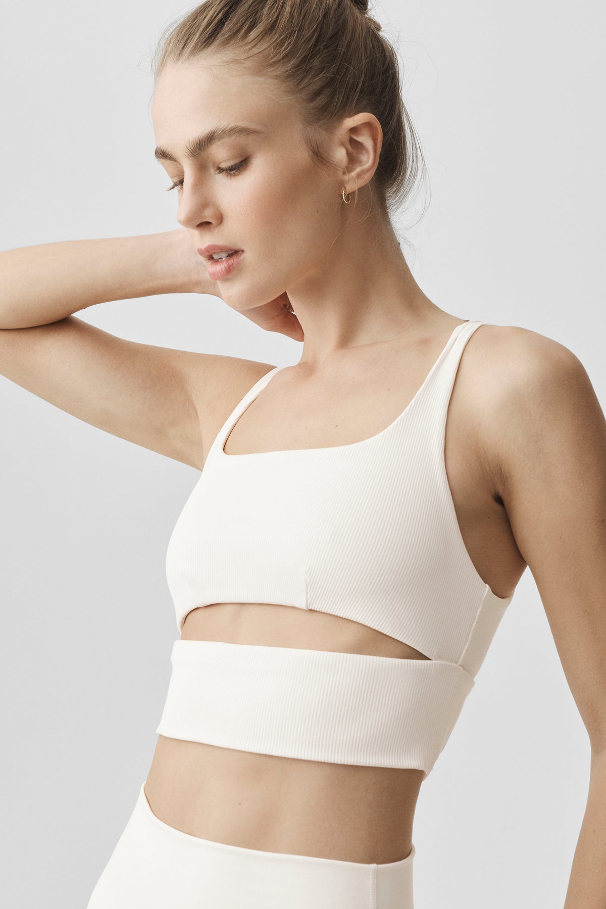 Slit Bra - Ivory--3