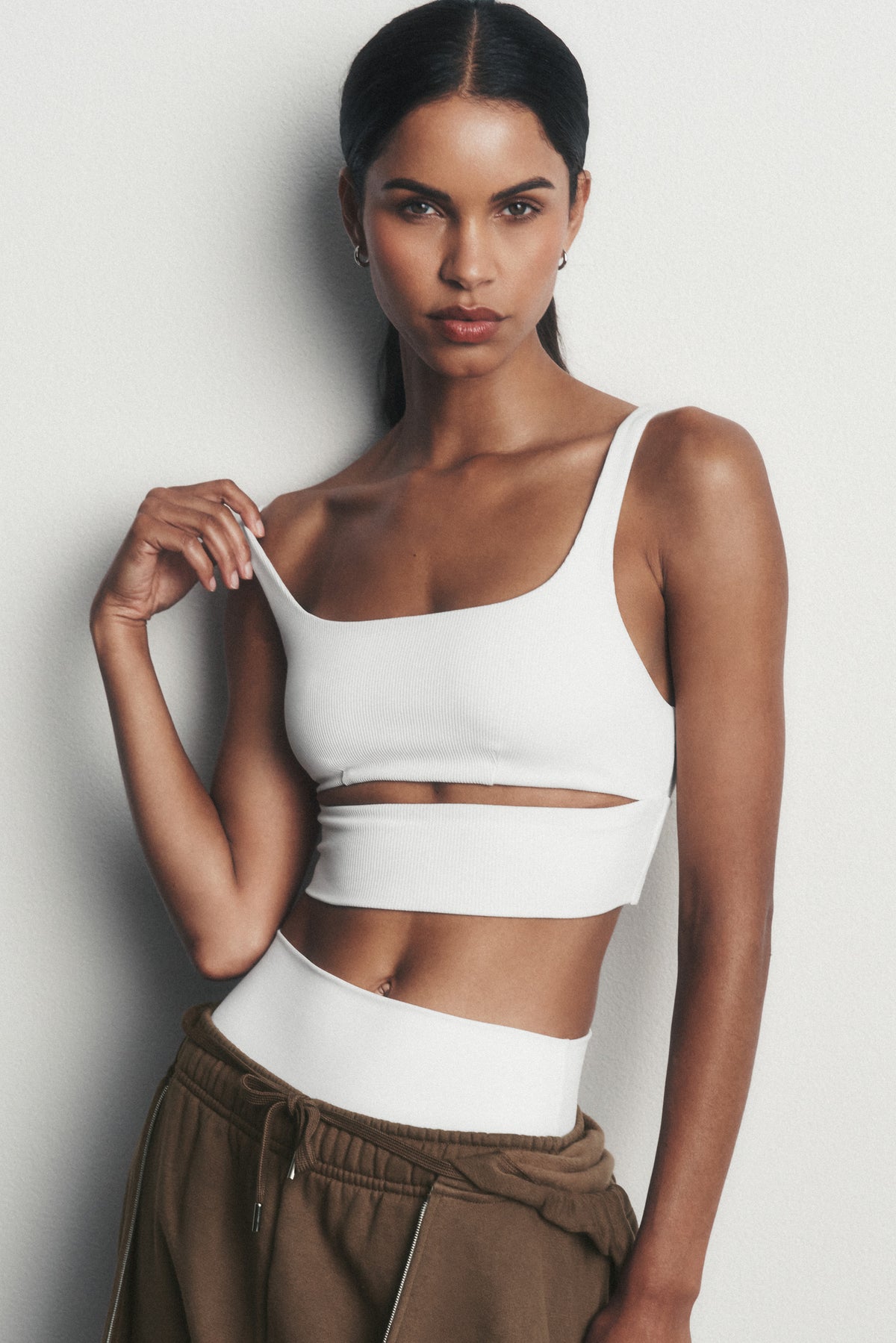 Slit Bra - Ivory--0