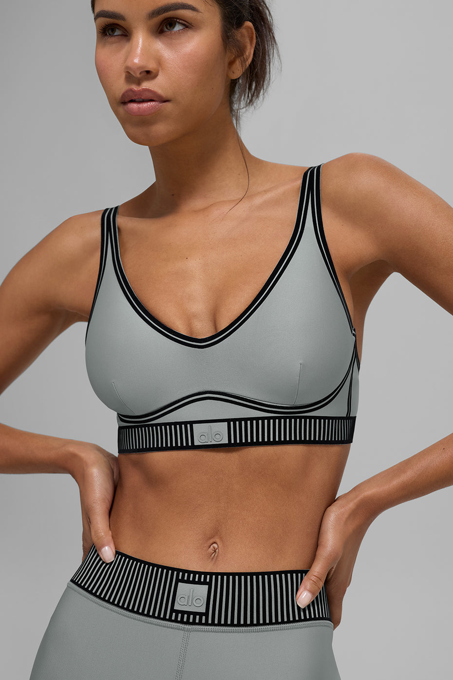 Airlift Line Up Bra - Lunar Grey--1