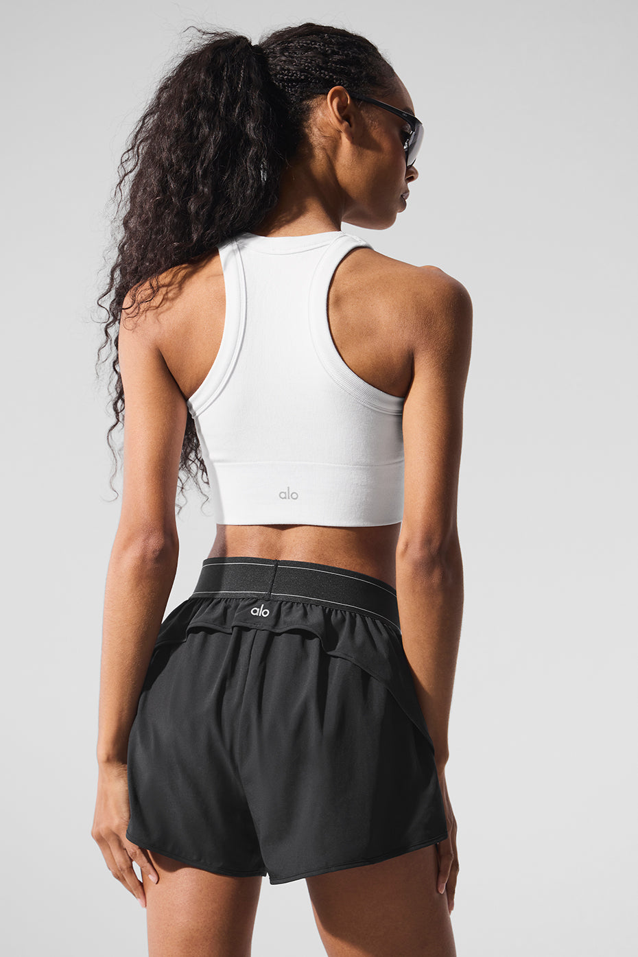 Seamless Delight High Neck Bra - White--2