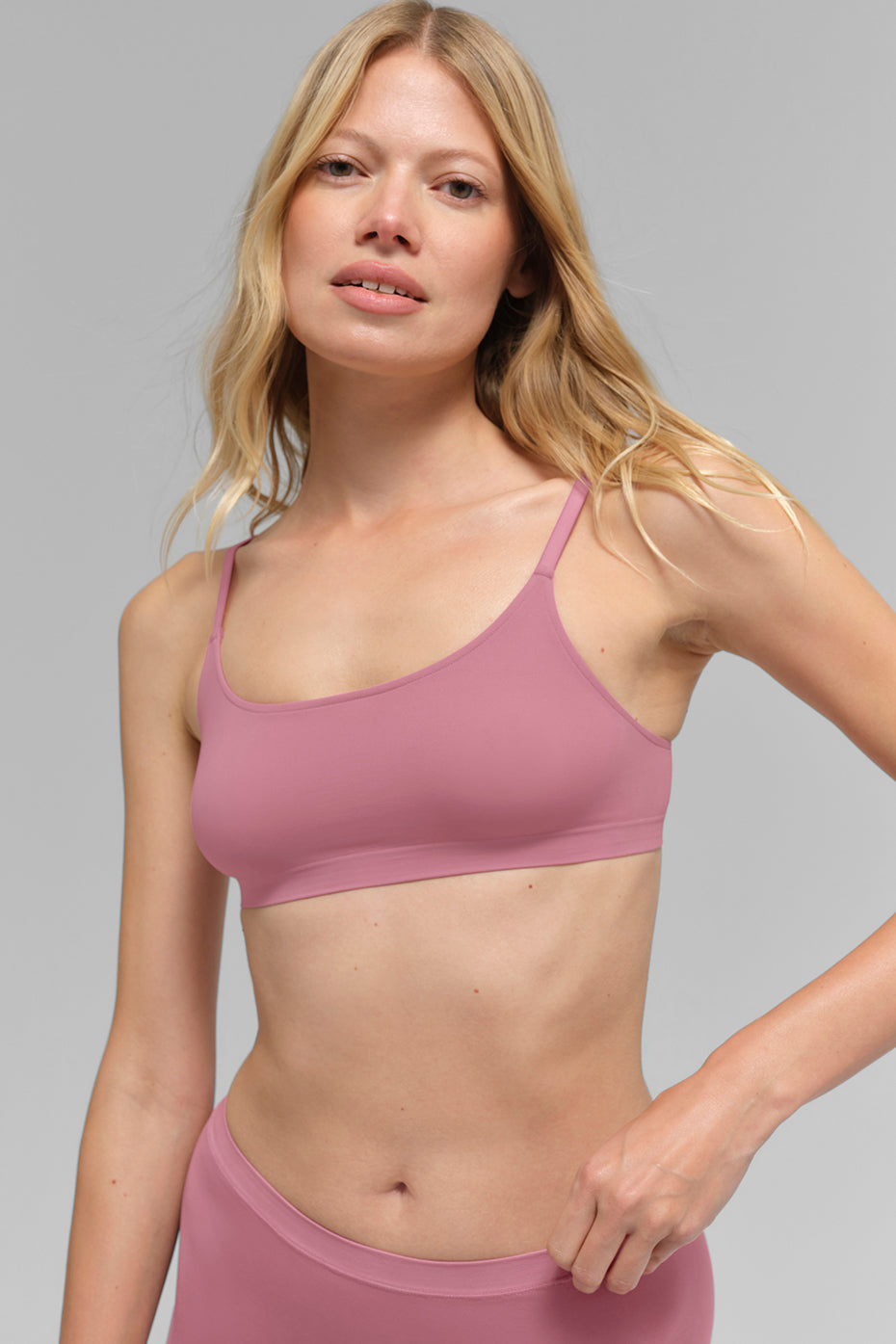 Sheer Glow Bra - Pink Wild Rose--0