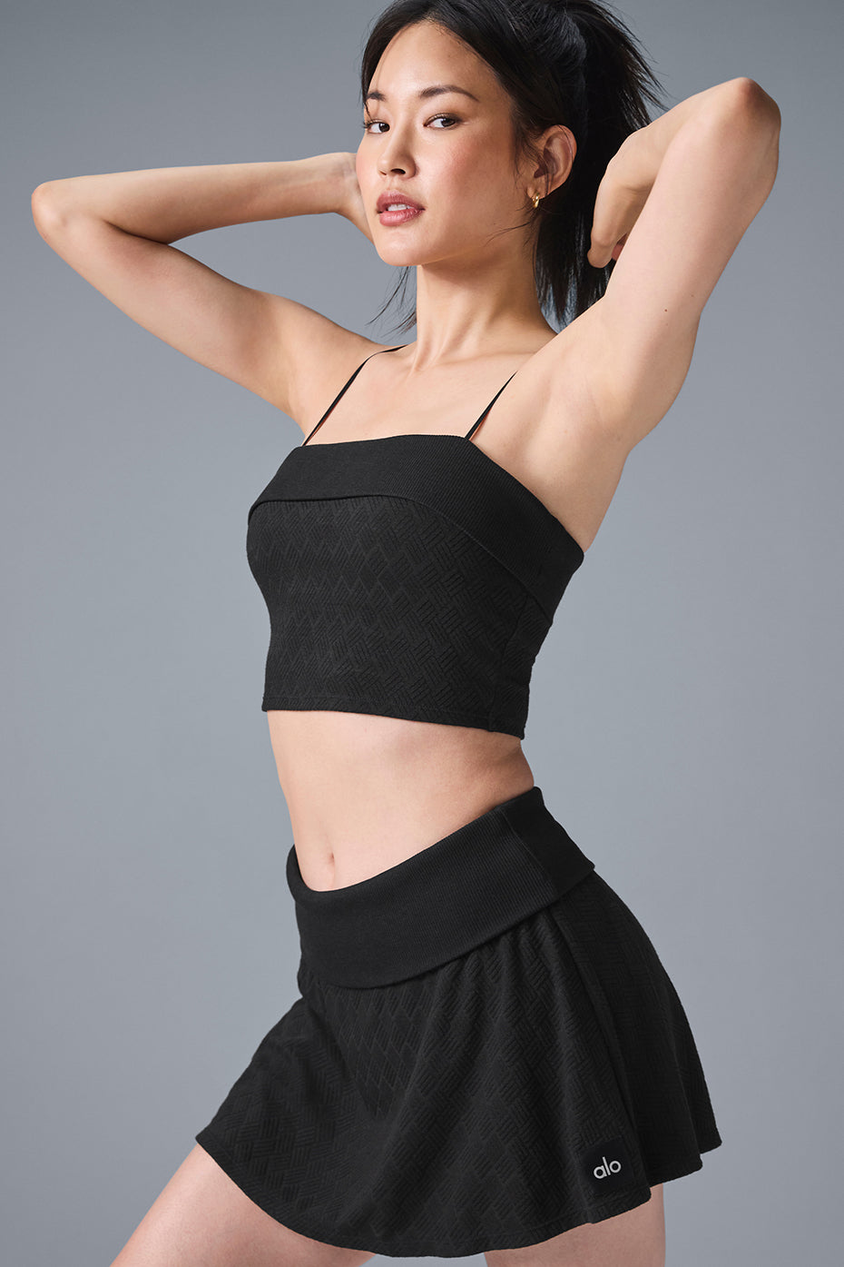 Doubles Only Bra Tank - Black--3