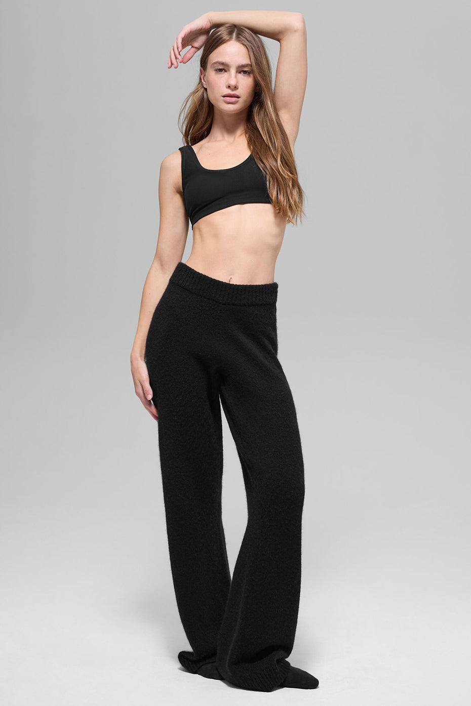 Alosoft Center Stage Bra - Black--4