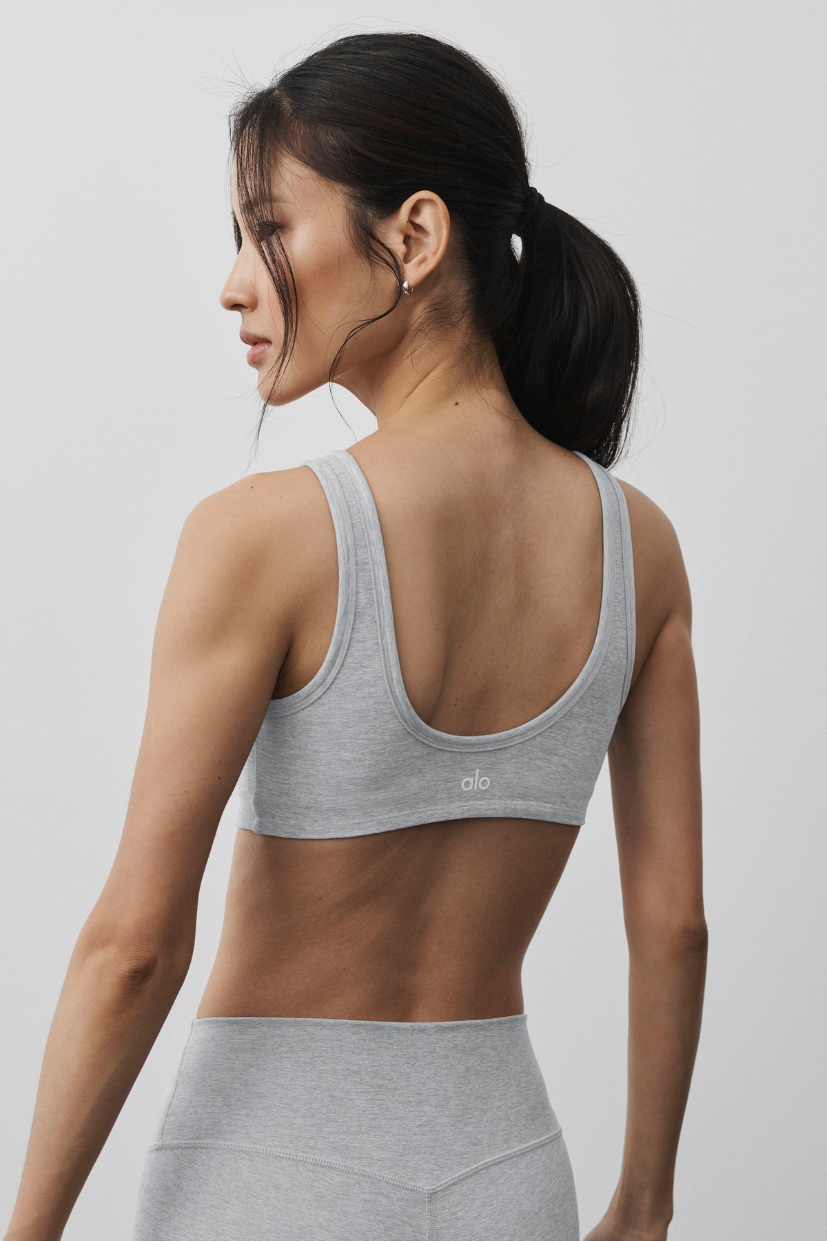 Alosoft Center Stage Bra - Vintage Athletic Heather--1