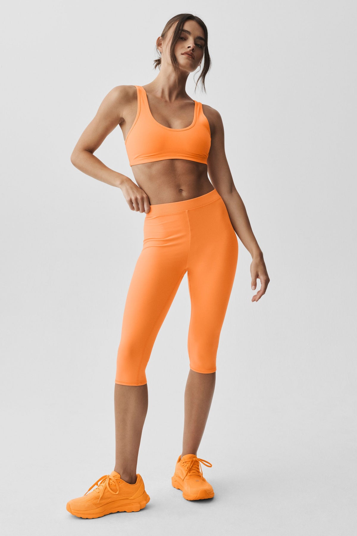 Alosoft Center Stage Bra - Satsuma Breeze--4