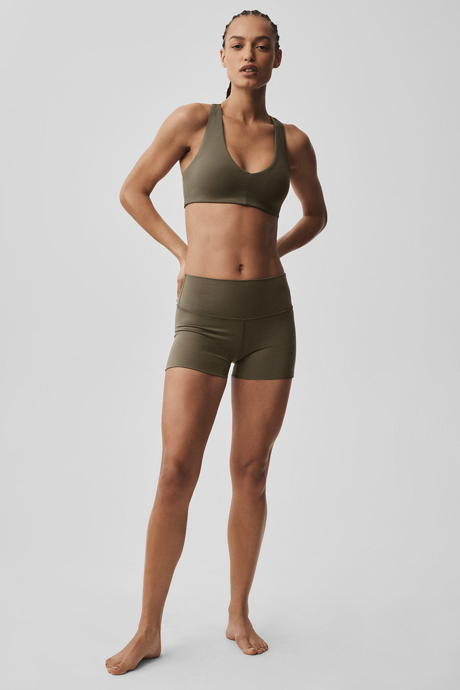ALO Softsculpt Base Bra - Olive Tree--4