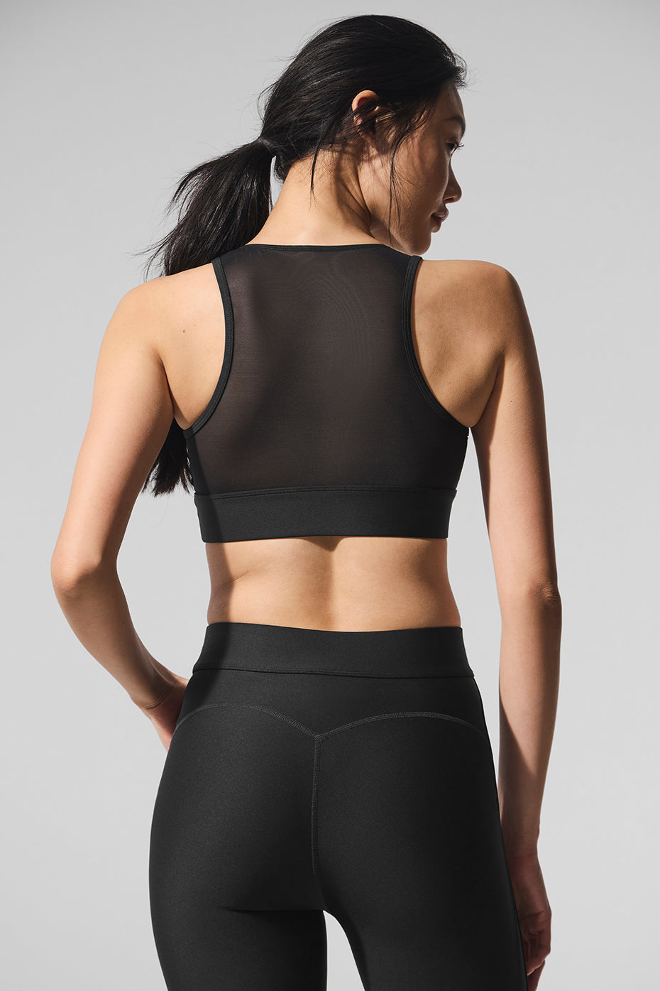 Airlift Mesh Just Right Bra - Black--2