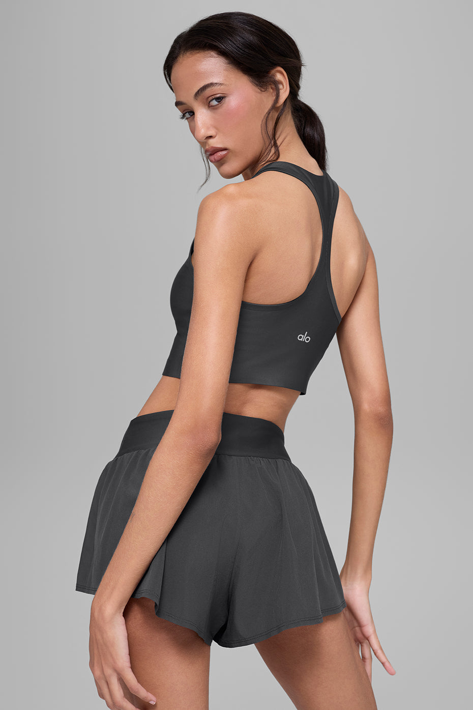 Airlift Super Sleek Bra Tank - Anthracite--2