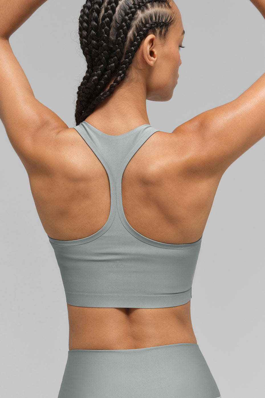 Airlift Super Sleek Bra Tank - Lunar Grey--1