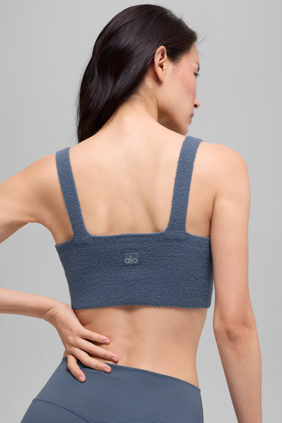 Snuggle Up Sweater Bra - Bluestone--1