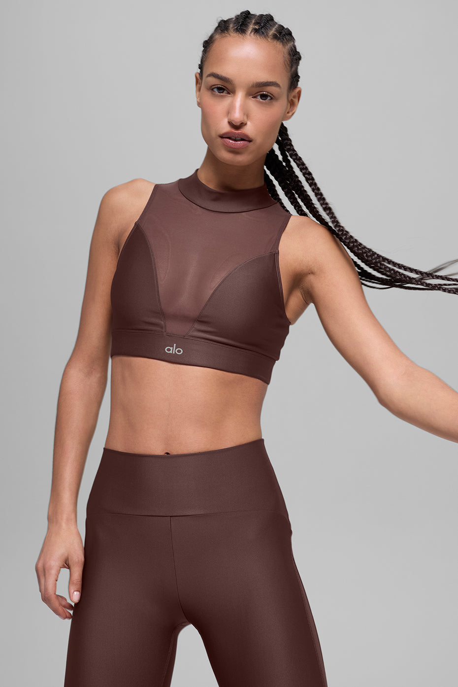 Airlift Mesh Infatuation Bra - Brownstone--0