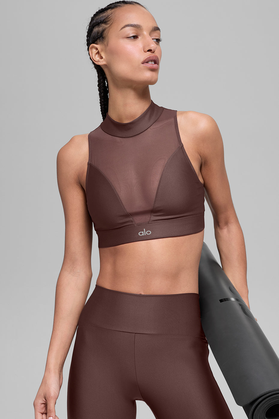 Airlift Mesh Infatuation Bra - Brownstone--4