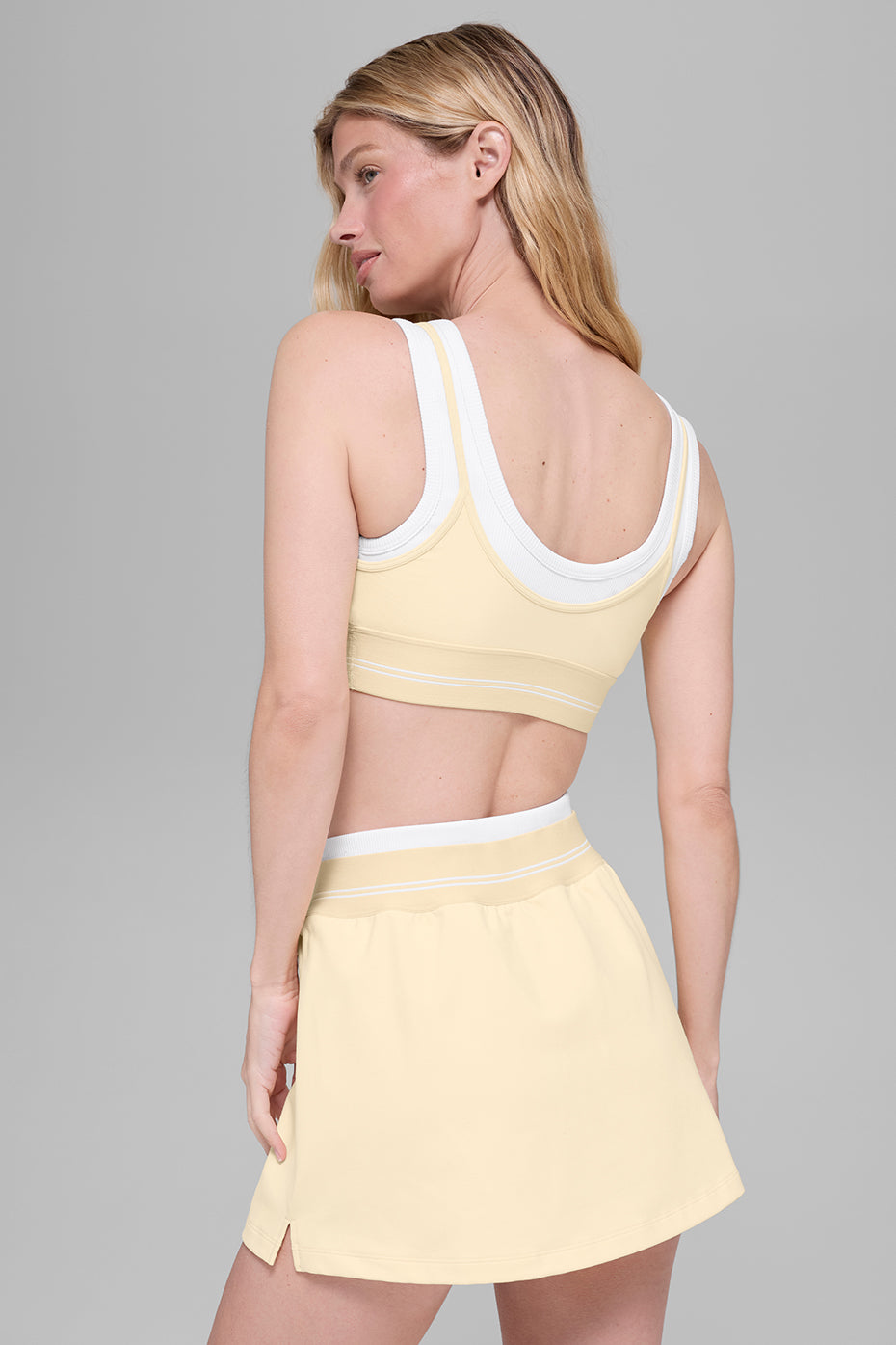 Airbrush Better Together Bra - Candlelight Yellow/White--1