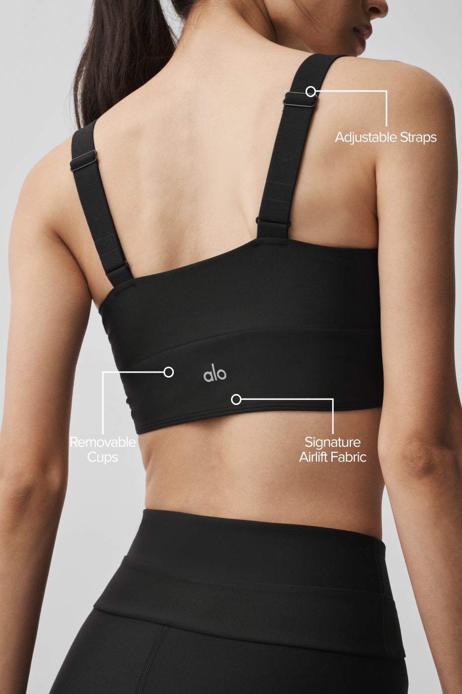 Airlift Horizon Bra - Black--1