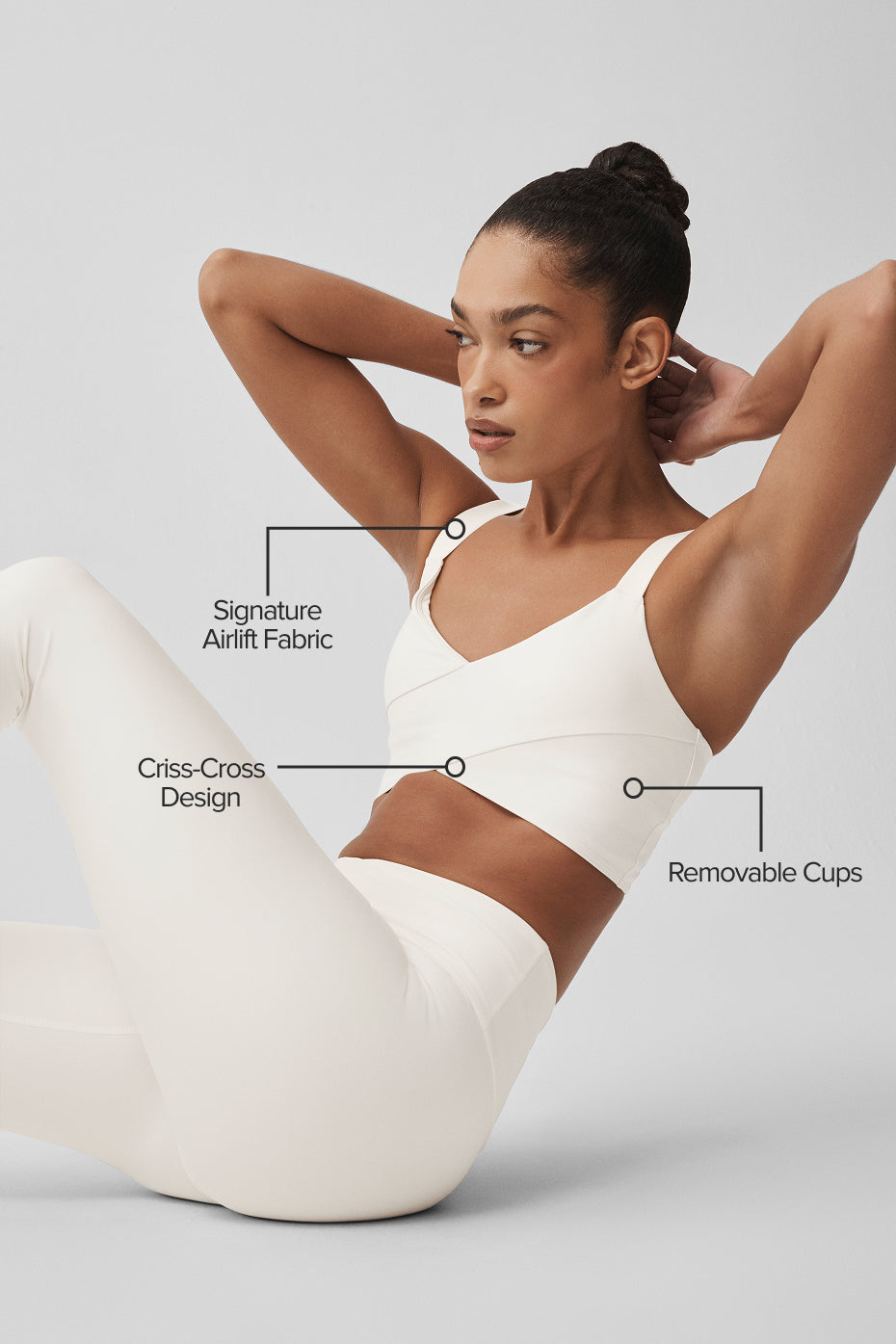 Airlift Horizon Bra - Ivory--1
