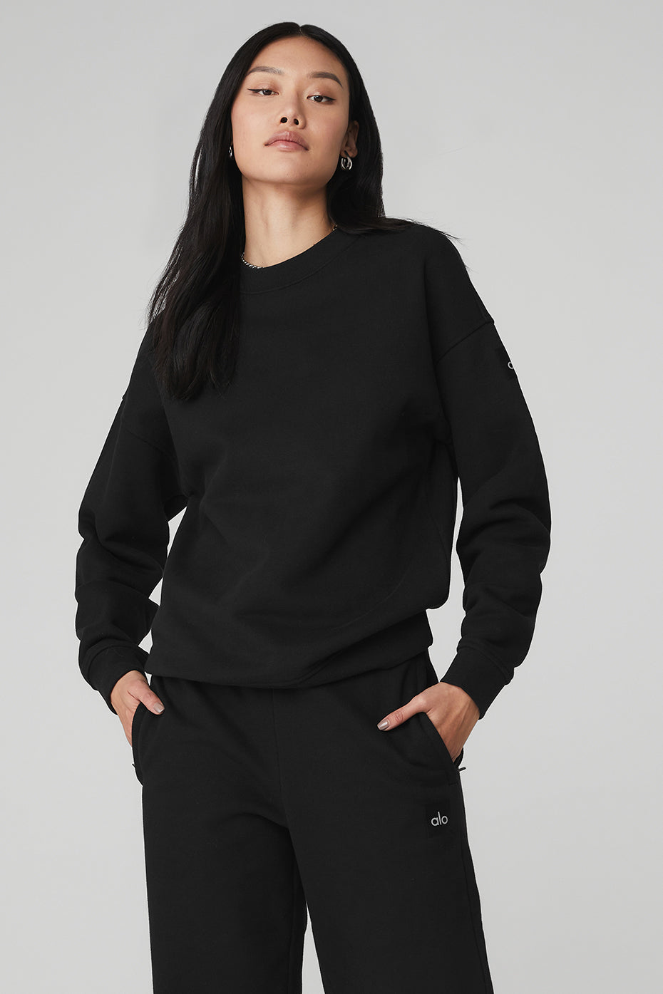 Renown Heavy Weight Crew Neck Pullover - Black--0